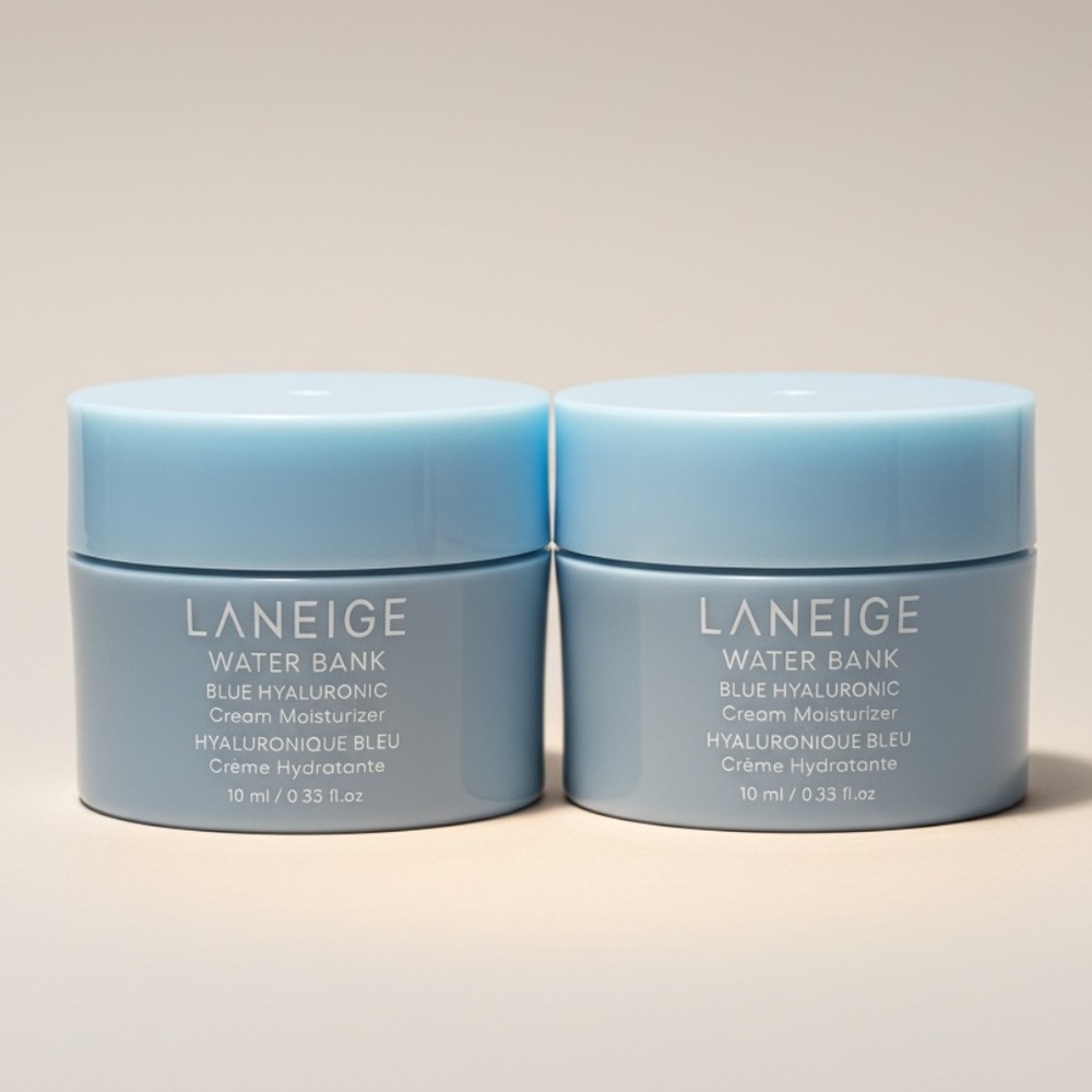 LANEIGE Water Bank Blue Hyaluronic Cream Moisturizer MINI 10ml Travel Size - Picture 4 of 7